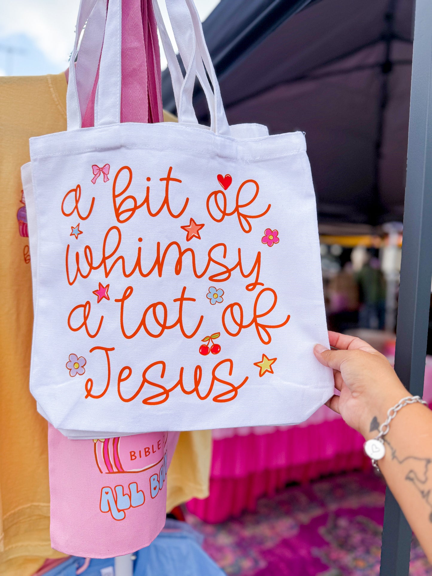 A bit of whimsy tote bag