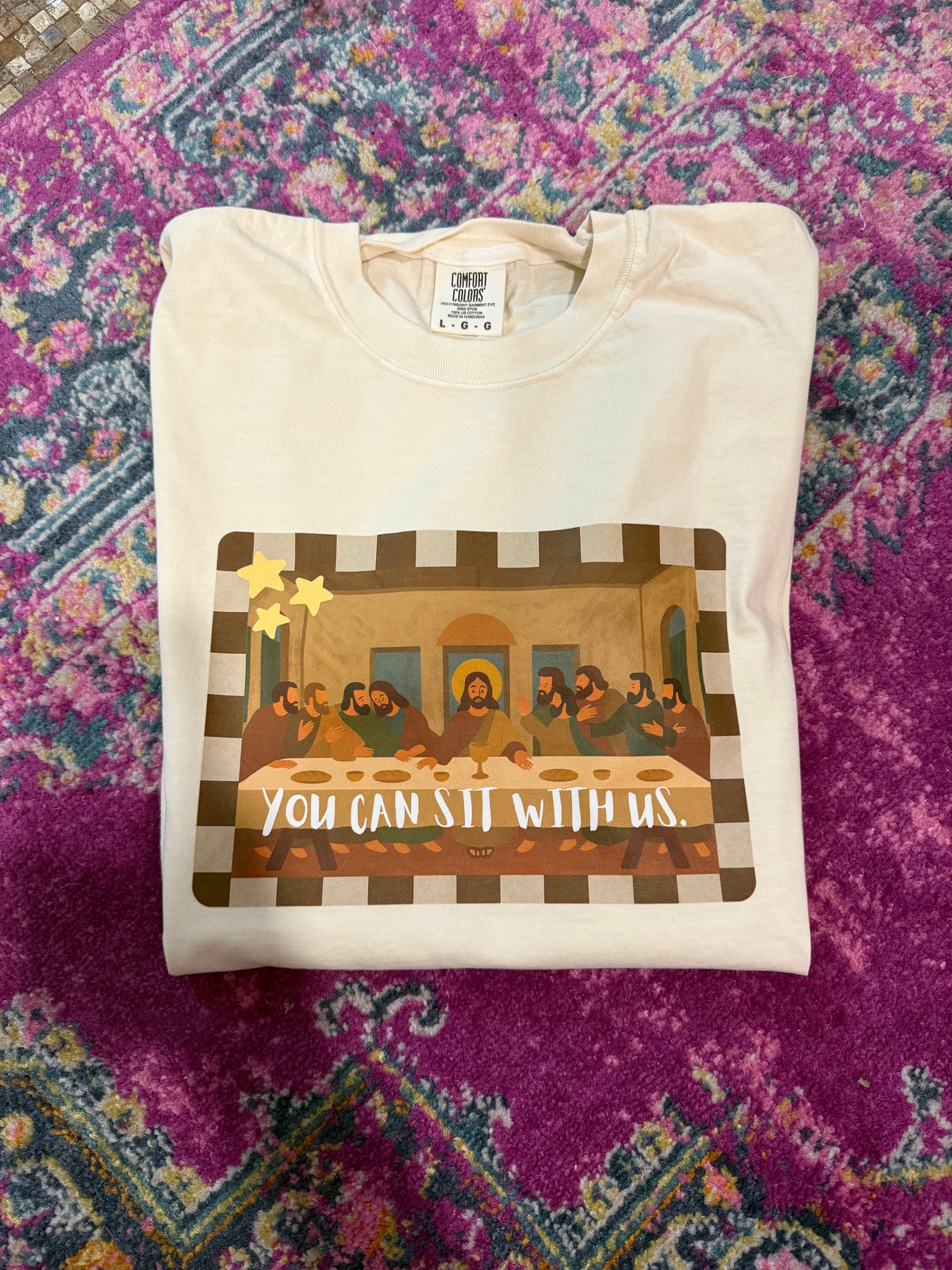 You can sit with us Tshirt nude